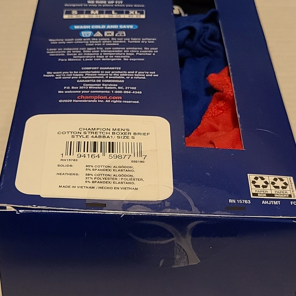 CHAMPION BOXER BRIEFS - Picture 2 of 7